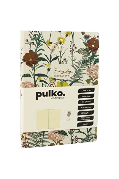 Pulko Notebook Every Day Is a Fresh Start Series, (14X20Cm), 90Gr. Ivory Pape...