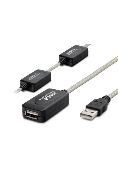Marsilyan Usb Uzatma Kablosu 30 M - Silver Siyah HDX7525