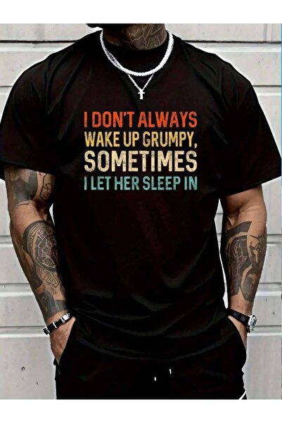 799 100% Cotton I Don't Always Wake Up Grumpa, Mens Humor Funny Husband Men's...