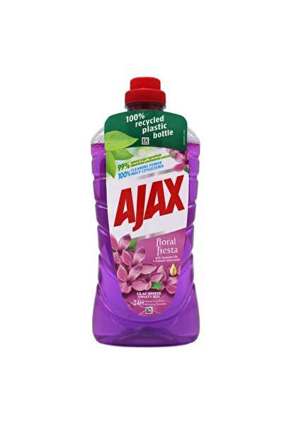 Ajax Set 4 x Detergent Universal pentru Suprafete Ajax, Liliac BreezeFloral F...