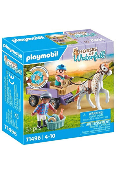 Playmobil Άλογο με άμαξα (71496)