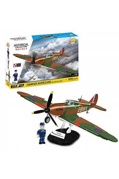 COBI BLOCKS 5762 AVION HAWKER HURRICANE AL 302-LEA ECHIPAMENTARĂ RAF HC Al Do...