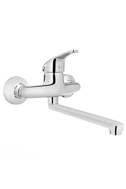 Invena Baterie de lavoar Perea, pipă de 200 mm, crom lustruit