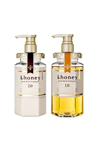 And Honey مجموعة العناية بالشعر شامبو وكريم مرطب قطعتين