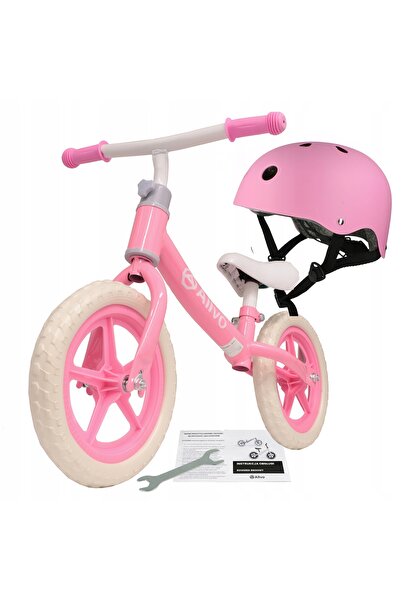 Allvo Bicicletă de curse 2 în 1 pentru copii, ușoară, reglabilă, 12 inch + Ca...