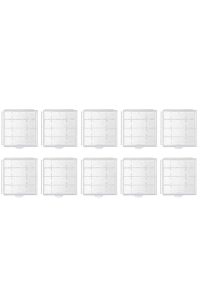 Choice 10pcs 10pcs 4 Slots AA AAA Plastic Battery Holder Storage Box Battery ...