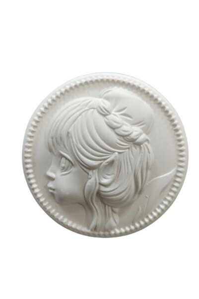 OEM Figurine din ipsos pentru pictat, Mini prințesă de pictat nr. 2,8 cm