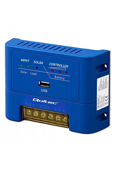 Qoltec Controler de încărcare solar MPPT de 15A pentru alimentarea receptoril...
