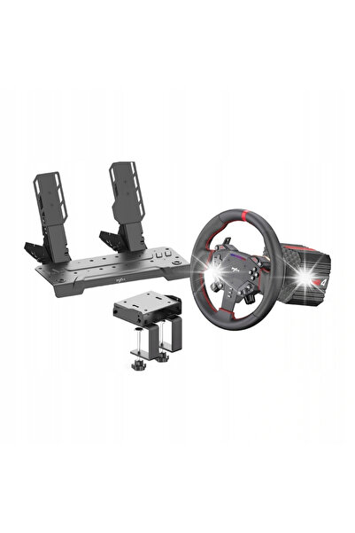 PXN KSA Pxn Vd4 Volan de gaming + Set de pedale Forza Assetto Corsa F1 Ets2