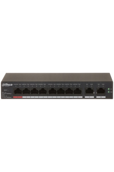 NO BRAND Switch PoE Cs4010-8Gt-110 8 Porturi Dahua Gigabit