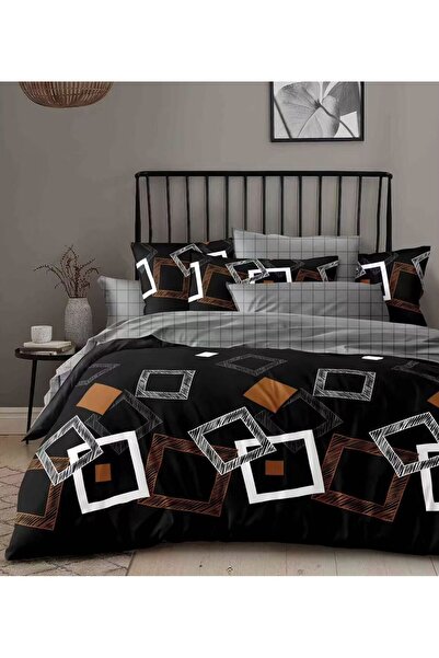 OEM Premium satin Cotton Duvet Cover Set - with Stretchy - 4 pieces | 18991-TL