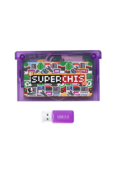 Choice3 Purple No Card 2026 2.0 SuperChis Prime Game Cartridge for Nintendo G...