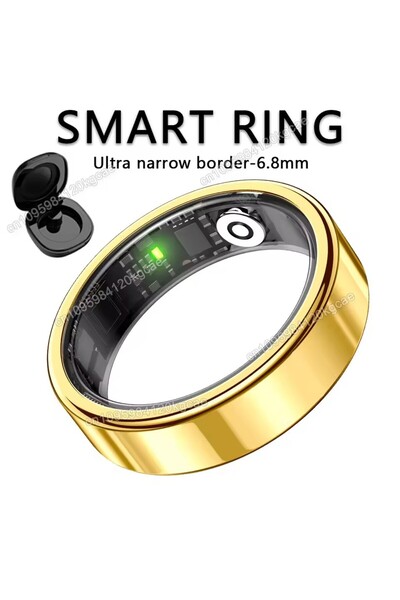 Choice11 7 Gold PRO 2026 New Smart Ring Heart Rate Blood Pressure Sleep Monit...