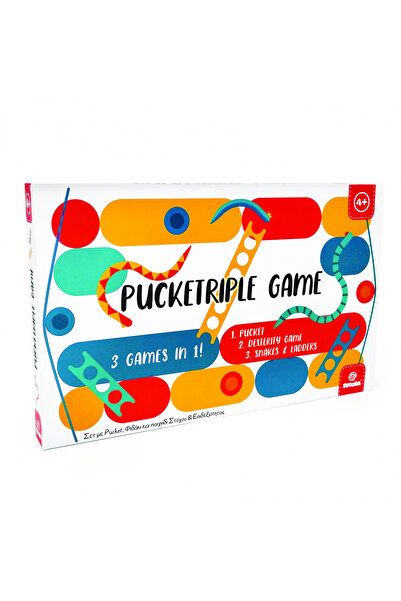 Svoora Jocuri de societate 3 în 1 Pucketriple,