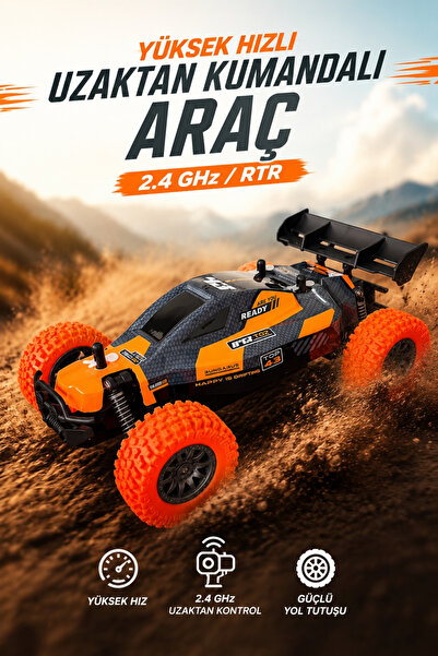Wair Teknoloji 2.4 GHz Uzaktan Kumandalı Off Road Arazi Aracı Yüksek Hızlı Şa...