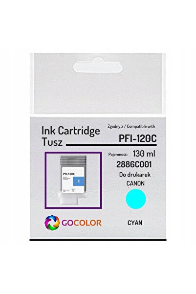 NO BRAND Cartuș de cerneală nou Pfi-120C Pfi120 Cyan pentru Canon Imageprogra...