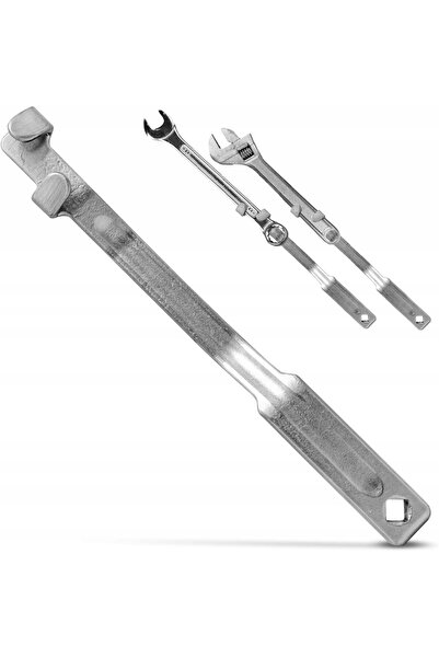 NO BRAND Extensie curbată pentru chei cu cap plat 34cm Geko oțel călit 40Cr