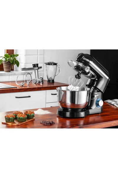 NO BRAND Robot de bucătărie cu mixer planetar 5L, putere mare 2000W