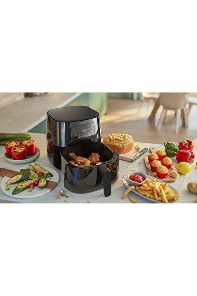 NO BRAND Friteuză cu aer cald Philips de 6,39 L, 2020 W, cu temporizator