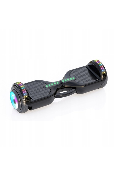 NO BRAND Skateboard electric Hoverboard Skateboard Roți mari 6,5” LED RGB Blu...