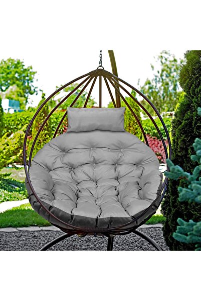 NO BRAND Pernă de grădină 110 cm x 90 cm pentru scaun suspendat, leagăn, cuib...