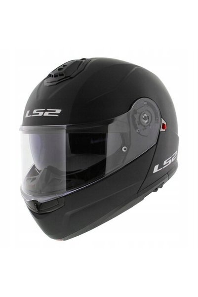 LS2 FF908 STROBE II NEGRU MAT ROZ CASCA 3XL
