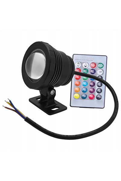 NO BRAND Lampă submersibilă pentru piscină, cu bază, LED, 12V, 10W