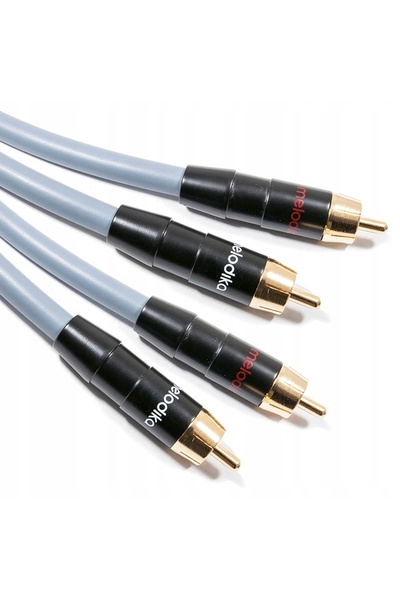 NO BRAND Cablu audio interconect 2x RCA - 2x RCA (cinch) Melodika MD2R05G Gun...