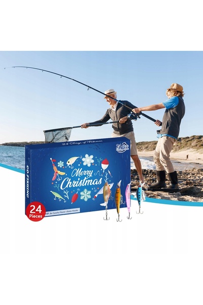 NO BRAND Calendar de Advent pentru Pescuit pentru Pasionații de Pescuit, 24 d...