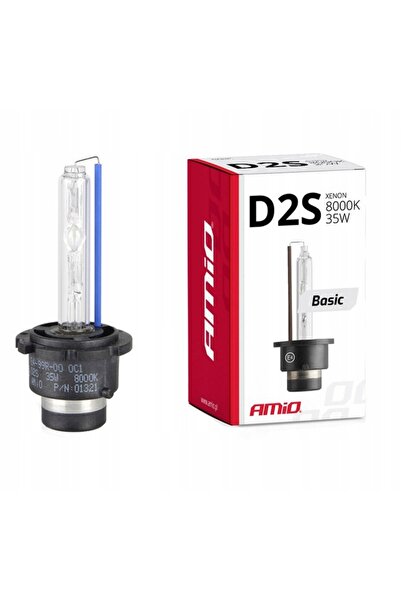 AMIO Becuri Xenon D2S 8000K cu omologare E4, lumină de mare putere x2