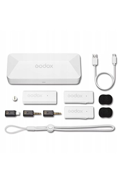 NO BRAND Godox movelink mini lt kit 2 microfoane wireless Lightning alb