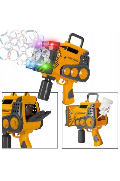 NO BRAND Pistol electric cu bule de săpun + Lichid