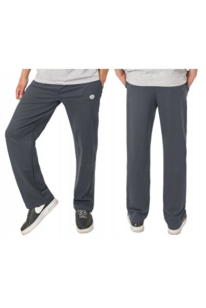 NO BRAND Pantaloni de trening bărbați, croială dreaptă, Rennox 124 L Steel
