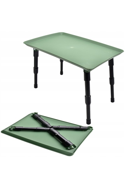 NO BRAND Masă mică de pescuit, pliabilă pentru camping, suprafață 39x24cm, în...