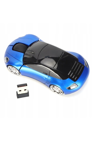 NO BRAND Mouse optic wireless în formă de mașină