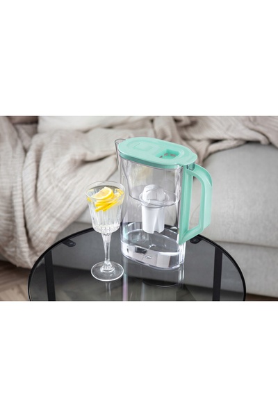Wessper D3 SLIM cană filtru de apă de 2,7l pentru frigider cu LED + 6 filtre ...