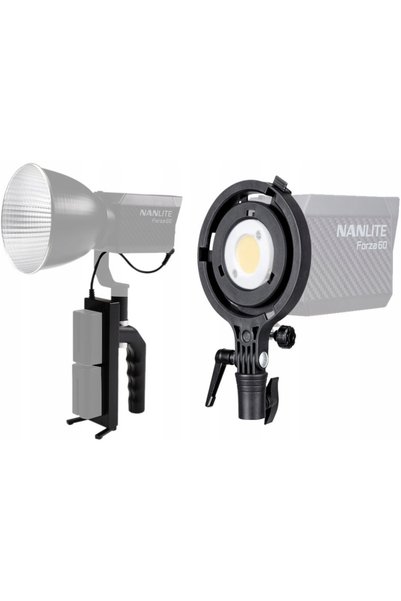 NO BRAND Lampă Nanlite Forza 60W/ adaptor Bowensa, suport baterie