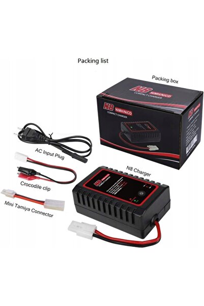NO BRAND Încărcător de baterii Nimh/Nicd 2-8s 2.4-9.6V |   dronă compatibilă,...
