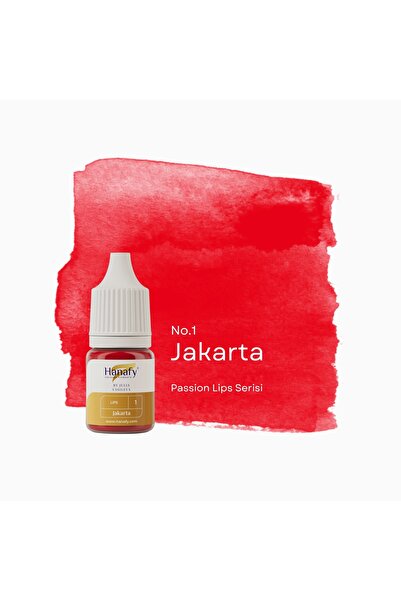 HANAFY Passion Lips Jakarta No1 Kalıcı Makyaj Dudak Pigmenti - 5ml