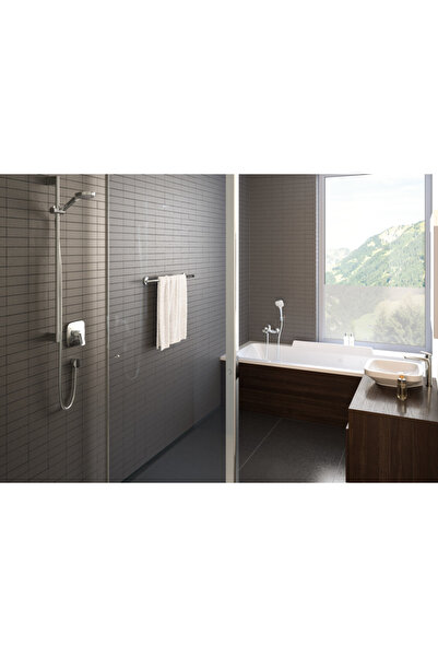 NO BRAND Racord furtun Fixfit E cu supapă antiretur crom Hansgrohe 27458000