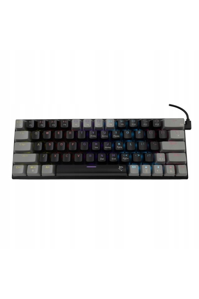NO BRAND Tastatură mecanică de gaming 60% cu iluminare de fundal RGB LED, com...