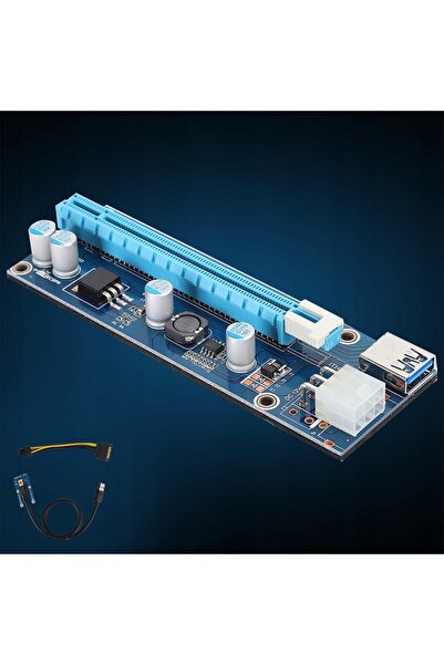 NO BRAND Adaptor riser placă grafică USB MINI PCI-E la PCI EXPRESS16X