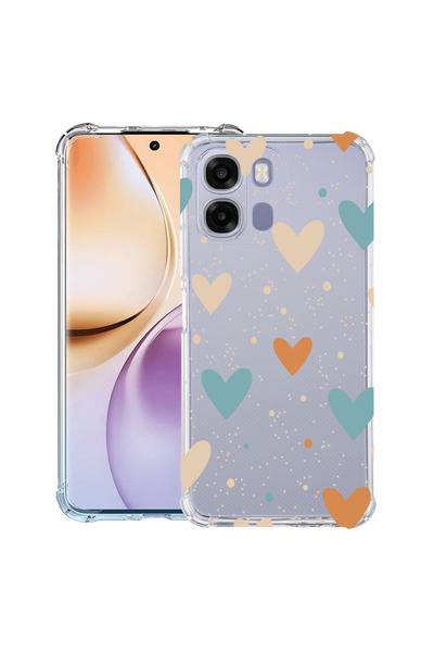 bestcase ®   Husă Antișoc pentru Realme 16 Pro Plus, Model Drăguț cu Inimioar...