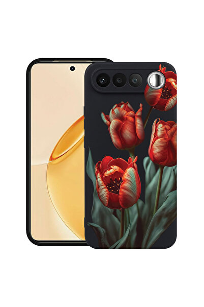 bestcase ®   Θήκη TPU Υπέρλεπτη Husa για Realme 16, Φλοράλ - Κόκκινη Τουλίπα,...