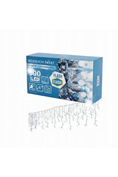 NO BRAND Sople 500 perdea luminoasă LED de exterior IP44 alb rece + alb rece ...