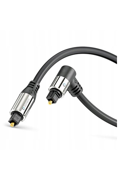 NO BRAND Cablu Optic Audio Toslink Unghiular Sonero Soc110-150 15m