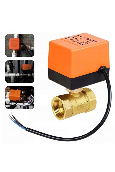 NO BRAND Electrovalvă cu bilă 3/4 cu actuator 220V, actuator 12 DN25, valvă p...