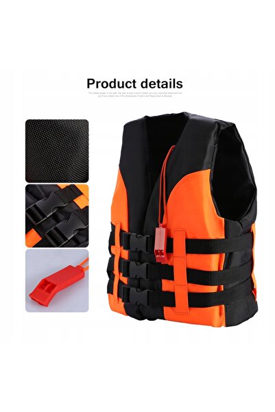NO BRAND Vestă de salvare pentru copii 5-12 ani Portocaliu Universal