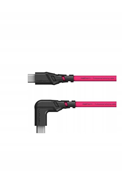 NO BRAND Cablu de tethering Mathorn MTC-511M USB-C/USB-C 90 °   5m 10Gbps 60W...