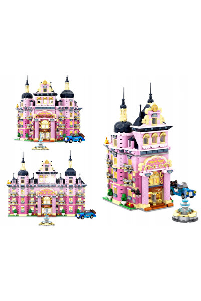 NO BRAND Blocuri prieteni casă castel vilă prințesă palat LED 3 în 1 cadou 1815×